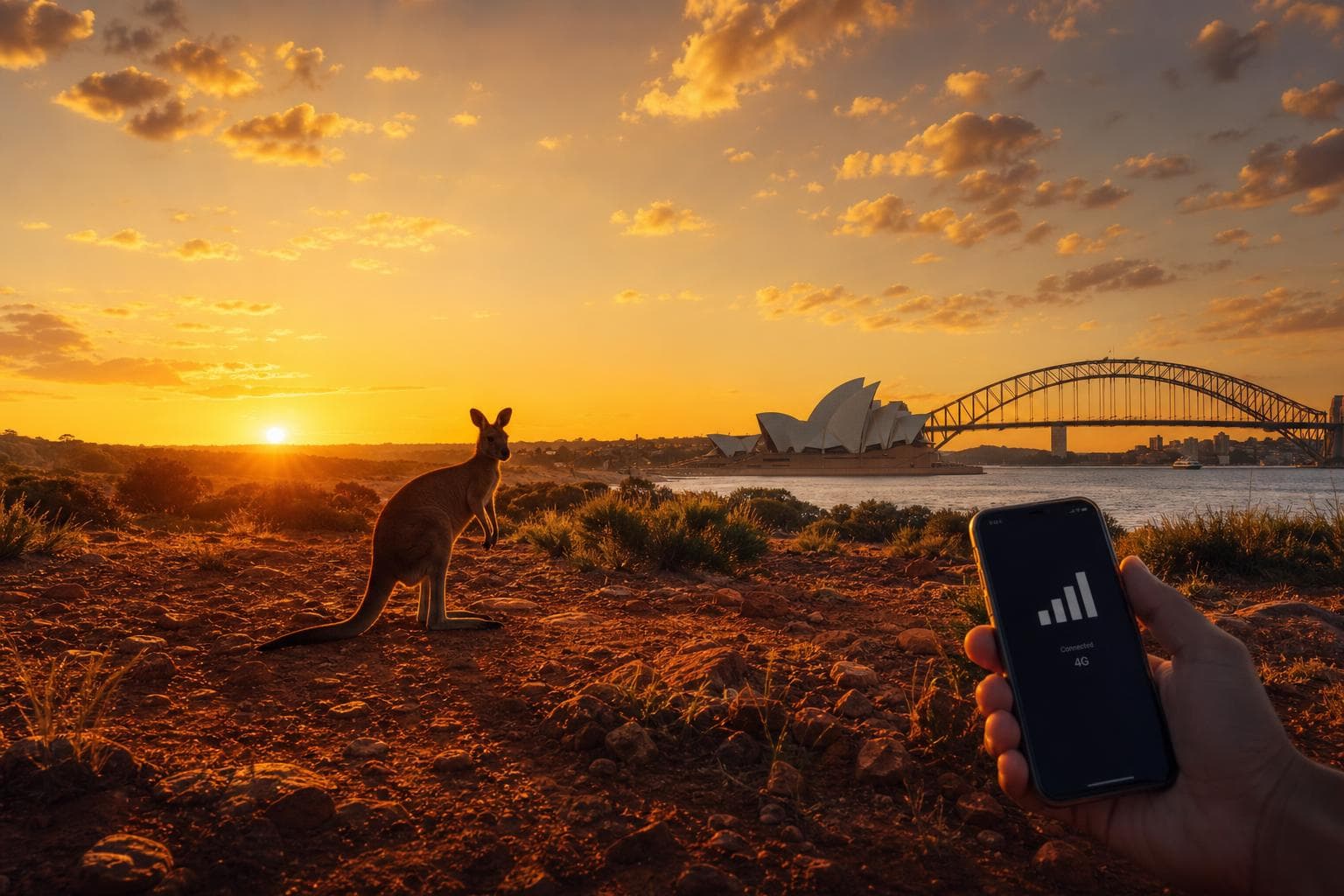 澳洲eSIM三大電信評比:Telstra、Optus、Vodafone AU覆蓋範圍與速度實測