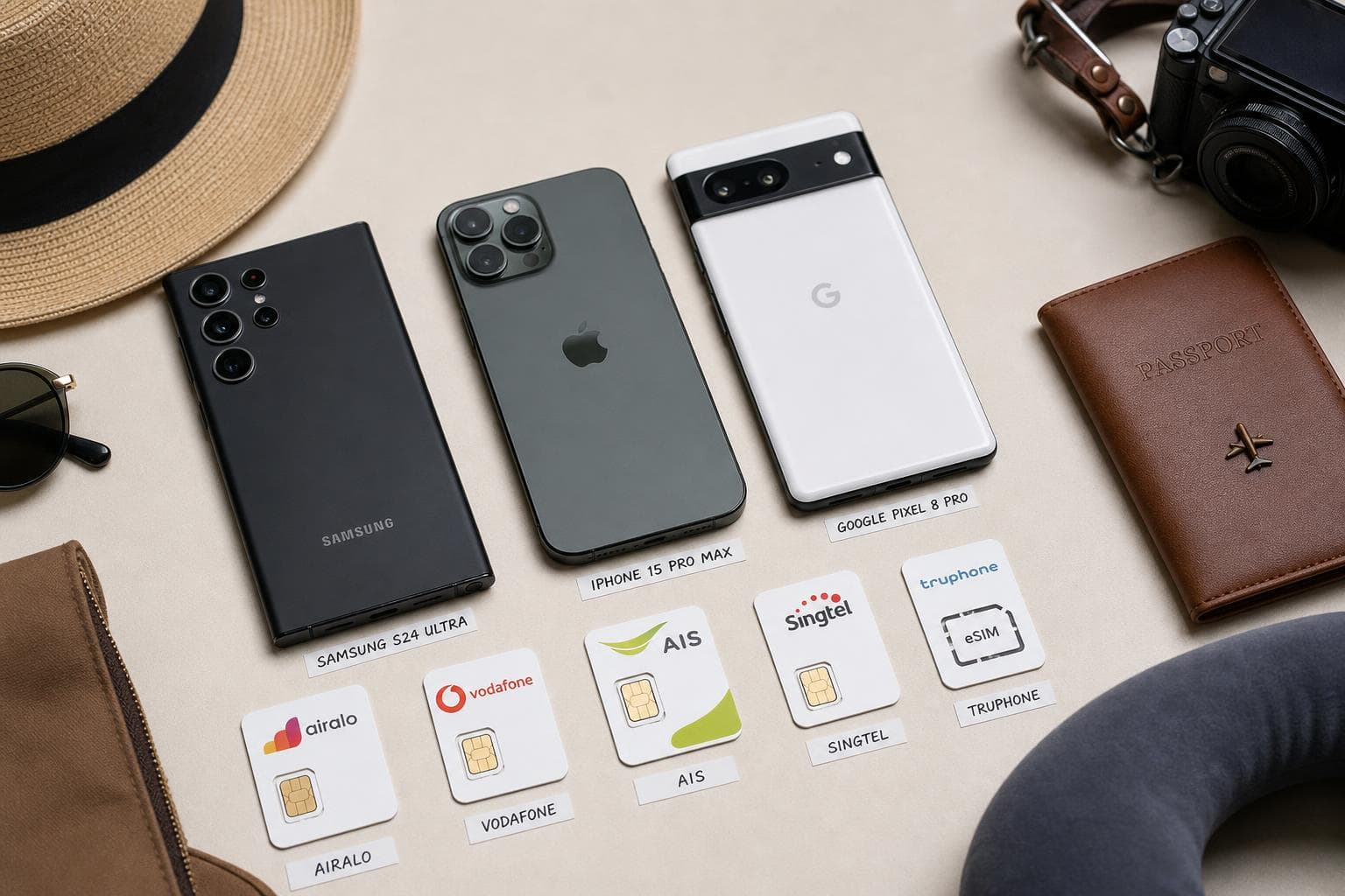 eSIM吃到飽方案比較與使用攻略,涵蓋日本韓國歐美各國