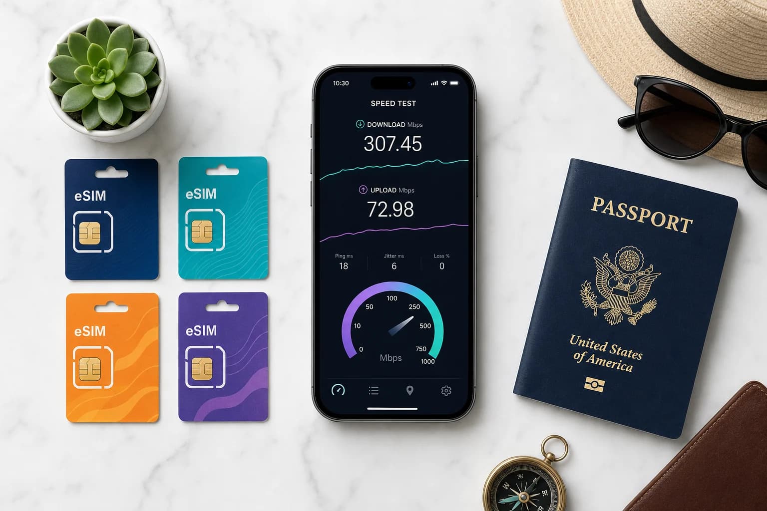 美國eSIM T-Mobile AT&T Verizon三大電信比較2026完整指南